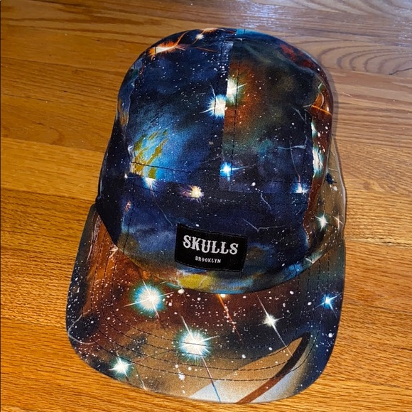 Other - Skulls Brooklyn 5 Panel “Galaxy” Camp Hat